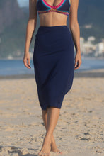 Load image into Gallery viewer, Navy Envelope Skirt
