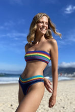 Load image into Gallery viewer, Rainbow Crochet Bikini
